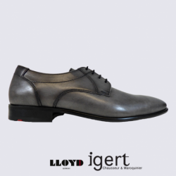 Derbies Lloyd, derbies chics homme en cuir gris