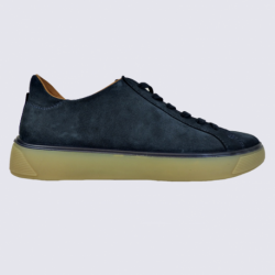 Baskets Ecco, baskets tendances homme en cuir marine