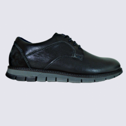 Chaussures Ara, chaussures à lacets homme en cuir noir