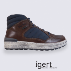 Chaussures Josef Seibel, chaussures homme en cuir marron