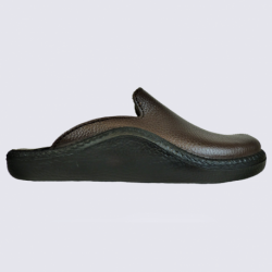 Mules  Josef Seibel, mules confort homme en cuir moka