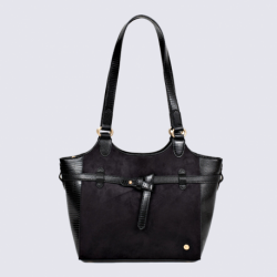 Sac porté épaule Hexagona, sac porté épaule tendance femme noir