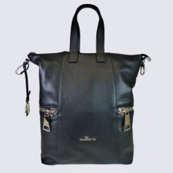 Sac porté épaule Charlotte, sac porté épaule femme en cuir noir