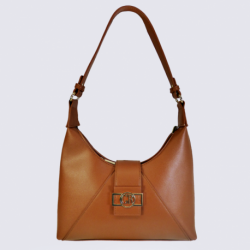 Sac porté épaule Georges Rech, petit sac porté épaule tendance femme camel