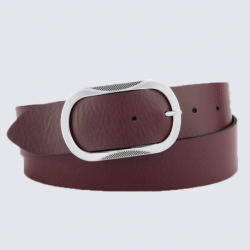 Ceinture pour femme Bernd Götz en cuir bordeaux