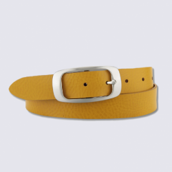 Ceinture pour femme Bernd Götz en cuir ocre