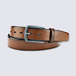 Ceinture Bovino, ceinture homme en cuir cognac