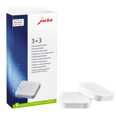 Lot de 3 boites de 6 pastilles de nettoyage 3 Phases Jura - Achetez Sundgo