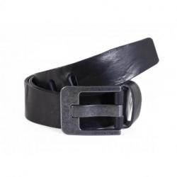 Ceinture Bernd Götz, ceinture tendance en cuir noir