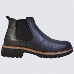 Bottines Ara, bottines chelsea homme en cuir noir