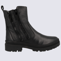 Bottes Ara, bottes tendances femme en cuir noir