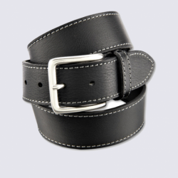 Ceinture Bernd Götz, ceinture femme en cuir noir