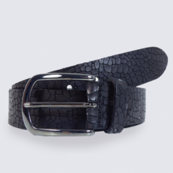 Ceinture femme Bernd Götz en cuir aspect écailles