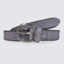 Ceinture femme Bernd Götz en cuir brillant métallisé