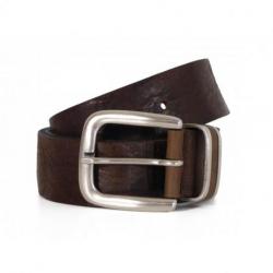 Ceinture en cuir Bernd Götz Homme Marron foncé