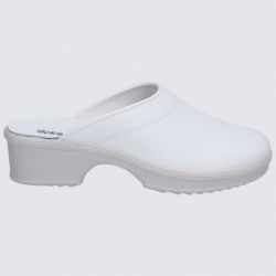 Mules Westland by Josef Seibel, mules confort homme en cuir blanc