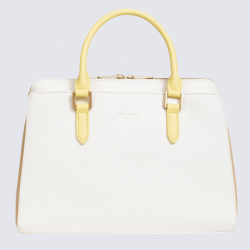 Sac à main Hexagona, sac à main ligne Monica femme blanc/jaune