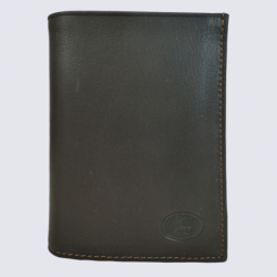 Portefeuille Frandi, portefeuille haut de gamme homme en cuir authentique marron