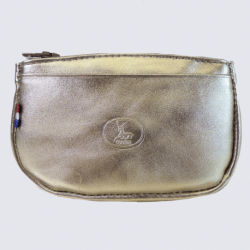 Porte-monnaie Frandi, petit porte-monnaie tendance femme en cuir doré