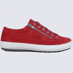 Baskets pour femme Legero en cuir rouge