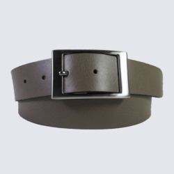 Ceinture Bernd Götz, ceinture pour femme en cuir taupe