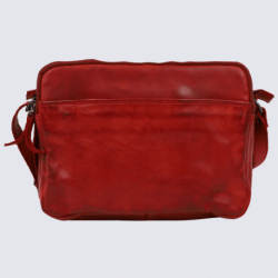 Sac à bandoulière Bear, petit sac à bandoulière Vieve femme en cuir rouge