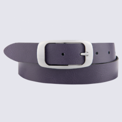 Ceinture Bernd Götz, ceinture classique en cuir lilas