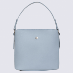 Sac à main Hexagona, sac à main 1 poignée femme bleu pastel