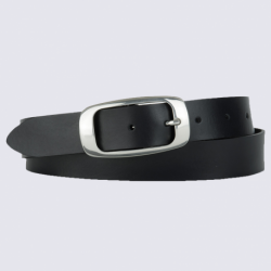 Ceinture Bernd Götz, ceinture classique en cuir noir