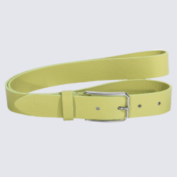 Ceinture Bernd Götz, ceinture tendance Permair® femme en cuir vert clair