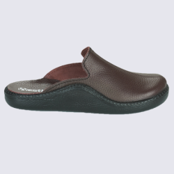 Mules Josef Seibel, mules confort homme en cuir bordeaux