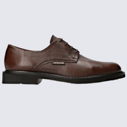 Chaussures Mephisto, chaussures cousu Goodyear à lacets homme en cuir noisette