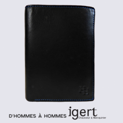 Porte Feuille d'Hommes à Hommes, porte feuille tendance homme cuir noir